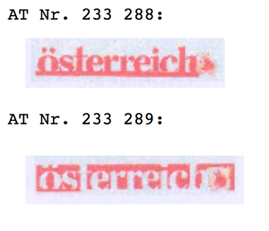Die Wortbildmarken der Zeitung Österreich